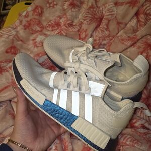 Adidas Mens Sneakers - Cream and Blue